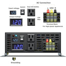 4000W Power Inverter 12VDC,24VDC or 48VDC to 120VAC Pure Sine Wave Inverter RBP4000W