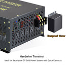 10000W Pure Sine Wave Inverter DC to AC power Converter with a Wired Remote