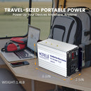 500W Power Inverter 12/24V DC to 110V 120V AC,1000W Peak Modified Sine Wave Car Inverter RBX500