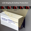 1200W Power Inverter 12/24V DC to 110V 120V AC,2400W Peak Modified Sine Wave Car Inverter RBX1200W