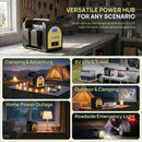 500-W-Reinsinus-Wechselrichter, kompatibel mit Dewalt 20-V-Akku ETP500
