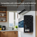 5000W Power Inverter 12V or 24VDC or 36VDC or 48VDC to 120VAC Pure Sine Wave Inverter SE5000W