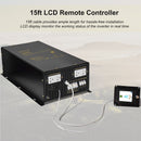 WZRELB 5000W DC to 120VAC 240VAC Split Phase Pure Sine Wave Inverter with Wired Remote