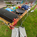 WZRELB 5000W DC to 120VAC 240VAC Split Phase Pure Sine Wave Inverter with Wired Remote