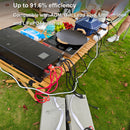 WZRELB 5000W DC to 120VAC 240VAC Split Phase Pure Sine Wave Inverter with Wired Remote