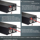 WZRELB 12000W DC to 120VAC 240VAC Split Phase Pure Sine Wave Inverter with a wired remote