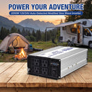 1500 Watt 12V/24V Dual Input Voltage Auto-Detected Modified Sine Wave Inverter