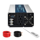 2500W Power Inverter with Wireless Remote Control 12V or 24VDC or 36VDC or 48VDC to 120VAC Pure Sine Wave Inverter SE2500W
