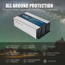1800W Power Inverter 12V or 24VDC or 36VDC or 48VDC to 120VAC Pure Sine Wave Inverter SE1800W