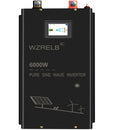 WZRELB 6000W DC to 120VAC 240VAC Split Phase Pure Sine Wave Inverter
