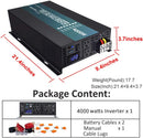 RBP 500W-5000W 60V/72V/96V/110V DC High-Input Pure Sine Wave Inverter - No Remote