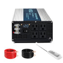 5000W Power Inverter with Wireless Remote Control 12V or 24VDC or 36VDC or 48VDC to 120VAC Pure Sine Wave Inverter SE5000W