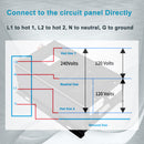 WZRELB 7000W DC to 120VAC 240VAC Split Phase Pure Sine Wave Inverter with Wireless Remote