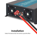 RBP 500W-5000W 60V/72V/96V/110V DC High-Input Pure Sine Wave Inverter - No Remote