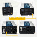5000W Power Inverter with Wireless Remote Control 12V or 24VDC or 36VDC or 48VDC to 120VAC Pure Sine Wave Inverter SE5000W