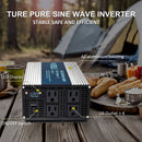 1800W Power Inverter 12V or 24VDC or 36VDC or 48VDC to 120VAC Pure Sine Wave Inverter SE1800W