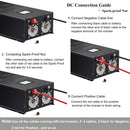 WZRELB 7000W DC to 120VAC 240VAC Split Phase Pure Sine Wave Inverter with Wireless Remote