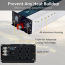 5000W Power Inverter 12V or 24VDC or 36VDC or 48VDC to 120VAC Pure Sine Wave Inverter SE5000W