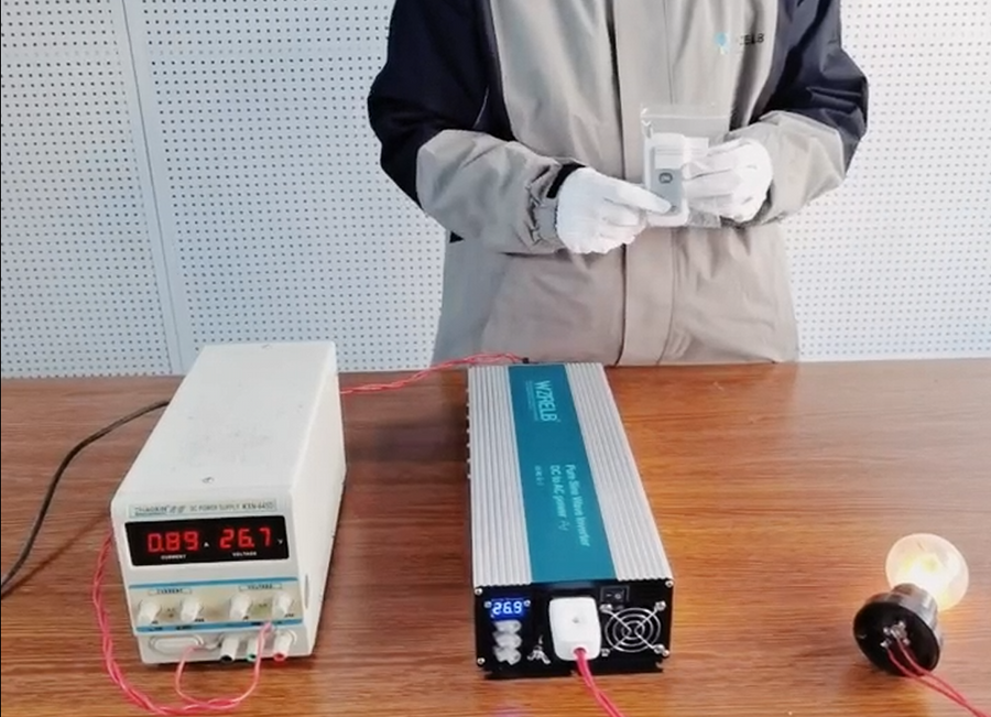 TEST 400OW PURE SINE WAVEINVERTER REMOTE CONTROLLFUNCTION