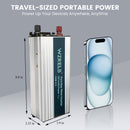 1200W Power Inverter 24VDC or 36VDC or 48VDC to 120VAC Pure Sine Wave Inverter SE1200W