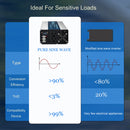 2500W Power Inverter 12V or 24VDC or 36VDC or 48VDC to 120VAC Pure Sine Wave Inverter SE2500W