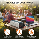 2000W Power Inverter 12V/24/36V/48VDC to 120VAC Pure Sine Wave Inverter SE2000W