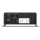 1500W Power Inverter 12VDC,24VDC or 48VDC to 120VAC Pure Sine Wave Inverter RBU51500W with a Wireless Remote Control