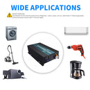 4000W Power Inverter 12VDC,24VDC or 48VDC to 120VAC Pure Sine Wave Inverter RBP4000W