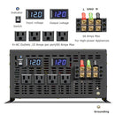 8000W DC to AC Pure Sine Wave Inverter Black RBH8000