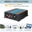 1500W Power Inverter 12VDC,24VDC or 48VDC to 120VAC Pure Sine Wave Inverter RBP1500W With Wireless Remote