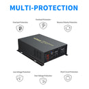 1500W Power Inverter 12VDC or 24VDC or  to 120VAC Pure Sine Wave Inverter RBP1500WRD With Wired Remote
