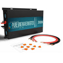 2000W Power Inverter 12VDC,24VDC or 48VDC to 120VAC Pure Sine Wave Inverter RBP2000W