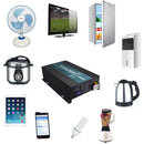 2000W Power Inverter 12VDC or 24VDC to 120VAC Pure Sine Wave Inverter RBPRC2000W With Wireless Remote