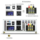 2500W Power Inverter 12VDC,24VDC or 48VDC to 120VAC Pure Sine Wave Inverter WRBP2500W