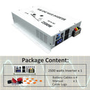 2500W Power Inverter 12VDC,24VDC or 48VDC to 120VAC Pure Sine Wave Inverter WRBP2500W