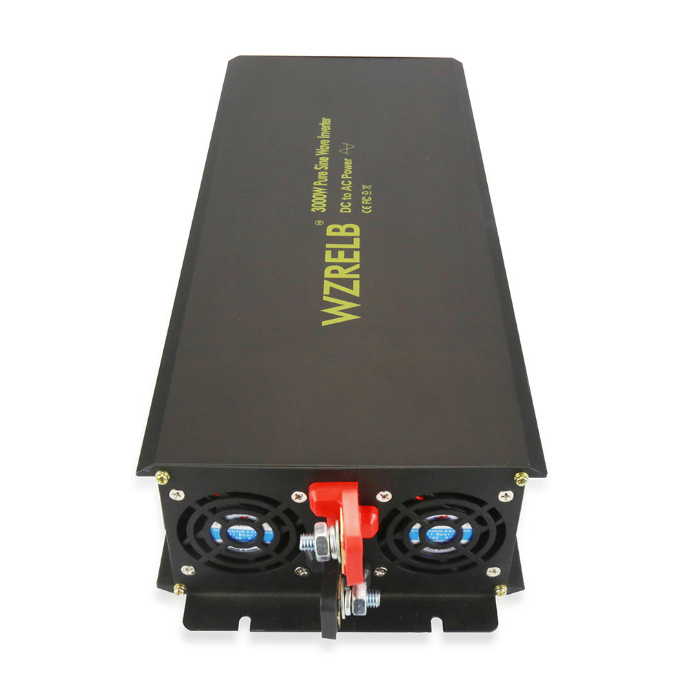 3000W Pure Sine Wave Power Inverter 12V to 120VAC Power