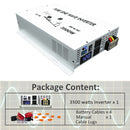 3500W Power Inverter 12VDC or 24VDC to 120VAC Pure Sine Wave Inverter WRBP3500W