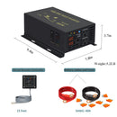 800W Power Inverter 12VDCor 24VDC to 120VAC Pure Sine Wave Inverter RBP800WRD