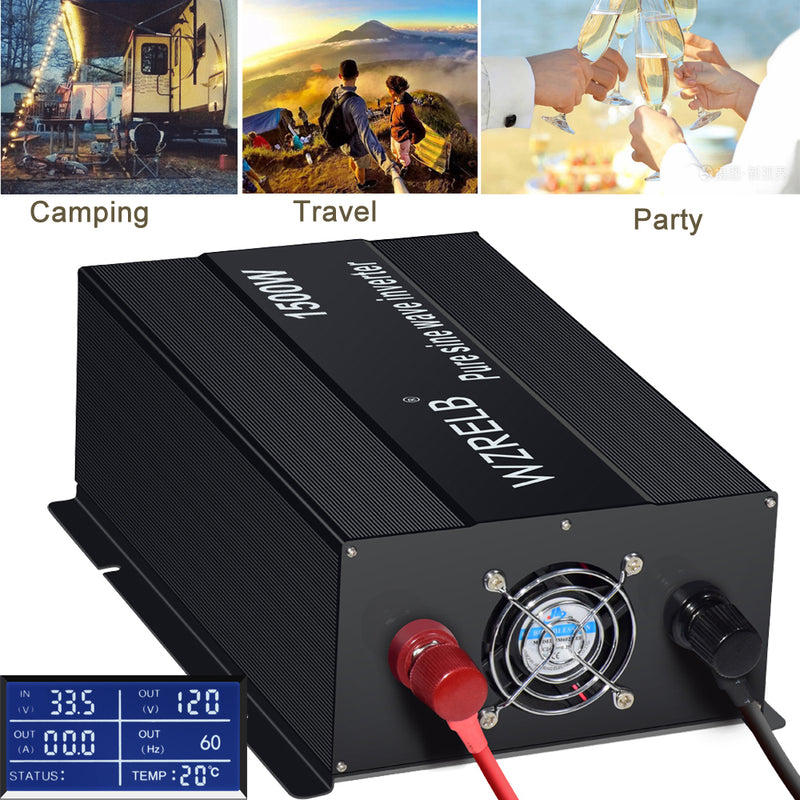 1500W Pure Sine Wave  Solar Power Inverter (LCD1500W)