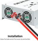 1500W Power Inverter 12VDC or 24VDC to 120VAC Pure Sine Wave Inverter WRBP1500W