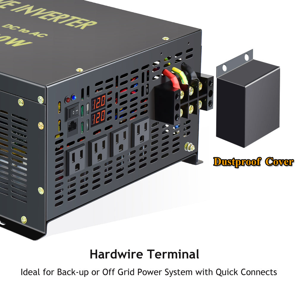 10000W Pure Sine Wave Inverter DC to AC power Converter with