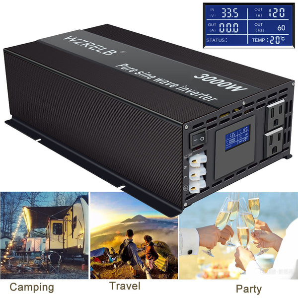 3000W Pure Sine Wave  Solar Power Inverter (LCD3000W)