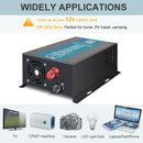 800W Power Inverter 12VDC or 24VDC to 120VAC Pure Sine Wave Inverter RBP800W