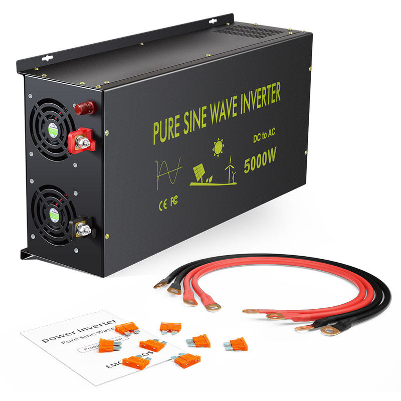 5000W Pure Sine Wave Inverter with a Wireless Remote