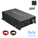 3000W DC to AC Pure Sine Wave Inverter with Wired Remote Controller Black RBPWR3000