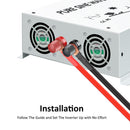 1000W Power Inverter 12VDC or 24VDC to 120VAC Pure Sine Wave Inverter WRBP1000W